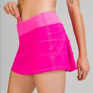 New Lululemon Pace Rival Skirt Pow Pink